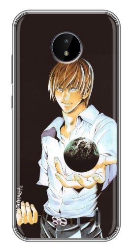 Силиконовый чехол с изображением "Стильный Лайт Ягами" для Nokia C10