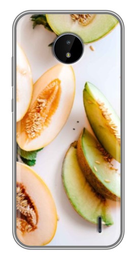 Чехол с принтом "Свежие дыньки" для Nokia C10