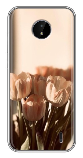 Чехол с принтом "Тюльпаны на солнце" для Nokia C10