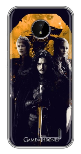 Чехол с принтом "Winter Coming" для Nokia C10