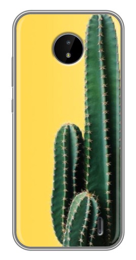 Чехол с принтом "Яркий кактус" для Nokia C10
