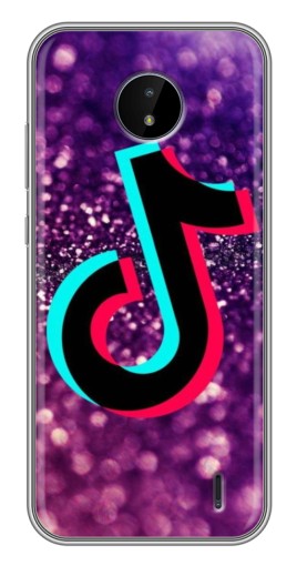 Чехол с принтом "Яркий ТикТок" для Nokia C10