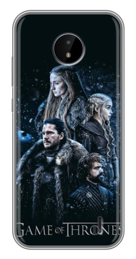 Силиконовый чехол с изображением "Зима близко" для Nokia C10
