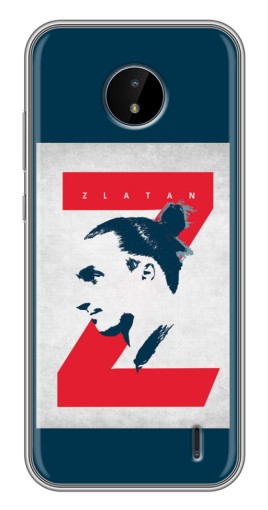 Силиконовый чехол с изображением "Zlatan" для Nokia C10