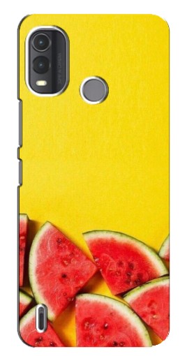 Чехол с печатью "Арбузики на желтом" для Nokia G11 Plus