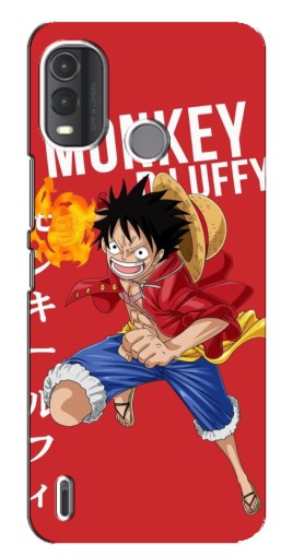 Чехол с принтом "Атакующий D Luffy" для Nokia G11 Plus