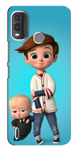 Чехол с печатью "Boss and Boy" для Nokia G11 Plus