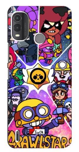 Силиконовый чехол с изображением "Brawl заставка" для Nokia G11 Plus