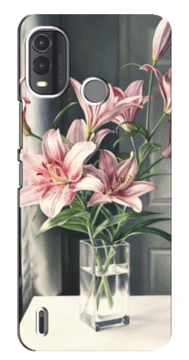 Силиконовый чехол с изображением "Букет лилии" для Nokia G11 Plus