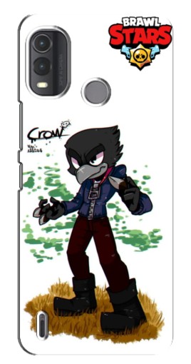 Чехол с печатью "Crow" для Nokia G11 Plus