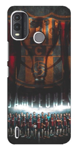 Чехол с печатью "FCB Campeones" для Nokia G11 Plus