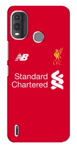 Чехол с картинкой "Форма Liverpool" для Nokia G11 Plus