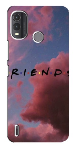 Силиконовый чехол с изображением "Friends" для Nokia G11 Plus