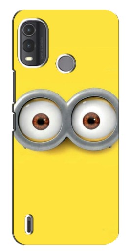 Силиконовый чехол с изображением "Глаза Боба миньона" для Nokia G11 Plus