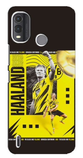 Чехол с принтом "Golden Haaland" для Nokia G11 Plus