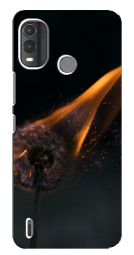 Чехол с принтом "Горящий одуванчик" для Nokia G11 Plus