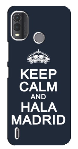 Чехол с картинкой "Hala Madrid" для Nokia G11 Plus