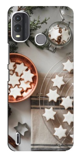 Силиконовый чехол с изображением "Имбирные звездочки" для Nokia G11 Plus