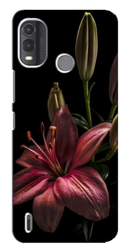 Чехол с картинкой "Красная лилия " для Nokia G11 Plus