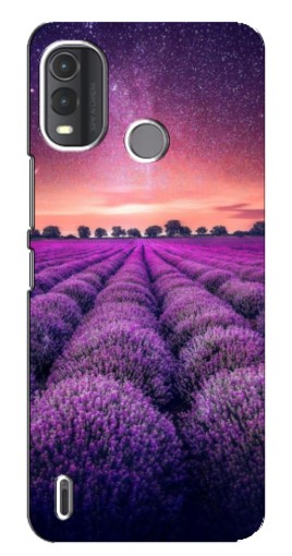 Чехол с печатью "Лавандовое поле" для Nokia G11 Plus