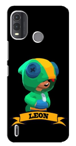 Силиконовый чехол с изображением "LEON" для Nokia G11 Plus