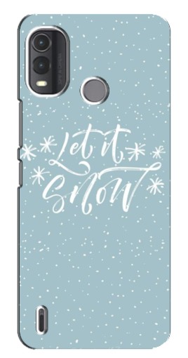 Чехол с принтом "Let it Snow" для Nokia G11 Plus