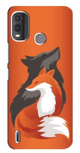 Чехол с картинкой "Лиса ART" для Nokia G11 Plus