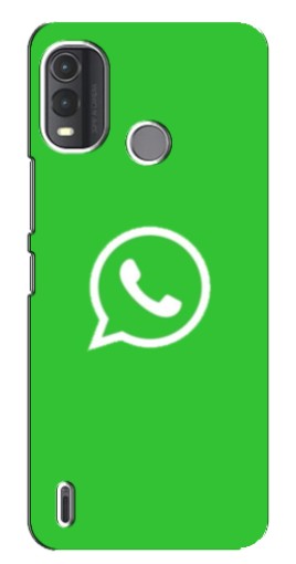 Чехол с картинкой "Лого Вацап" для Nokia G11 Plus