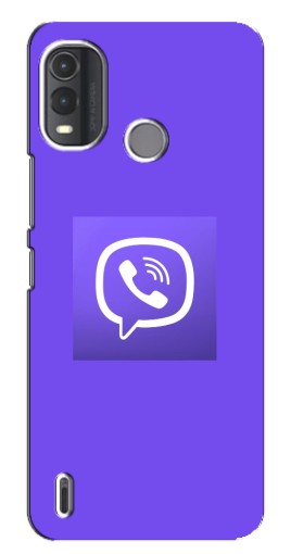 Силиконовый чехол с изображением "Лого Viber" для Nokia G11 Plus