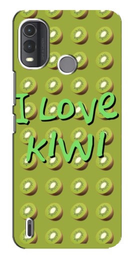 Чехол с картинкой "Love Kiwi" для Nokia G11 Plus