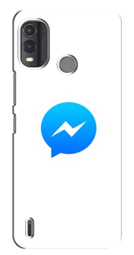 Силиконовый чехол с изображением "messenger logo" для Nokia G11 Plus