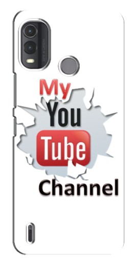 Чехол с принтом "My YouTube" для Nokia G11 Plus