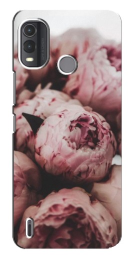 Чехол с печатью "Нежные пионы" для Nokia G11 Plus
