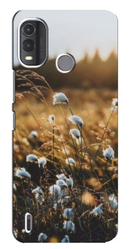 Чехол с картинкой "Нежные полевые цветы" для Nokia G11 Plus