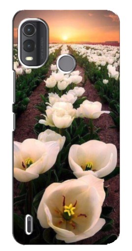 Чехол с принтом "Поле тульпанов " для Nokia G11 Plus