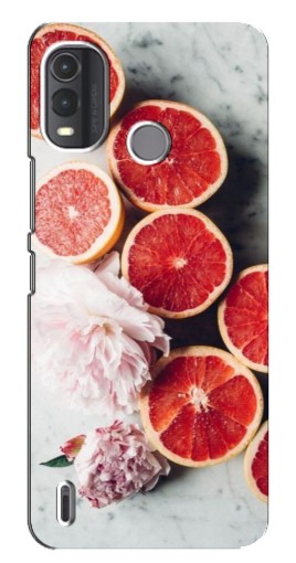 Чехол с картинкой "Половинки грейпфрутов" для Nokia G11 Plus