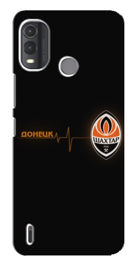Чехол с картинкой "Шахтер в сердце" для Nokia G11 Plus