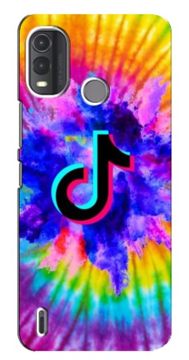Силиконовый чехол с изображением "TikTok в красках" для Nokia G11 Plus