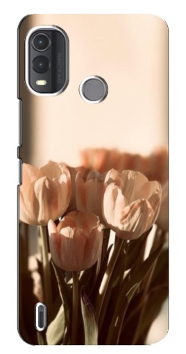 Силиконовый чехол с изображением "Тюльпаны на солнце" для Nokia G11 Plus