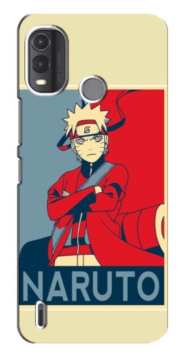 Силиконовый чехол с изображением "Удзумаки Naruto" для Nokia G11 Plus