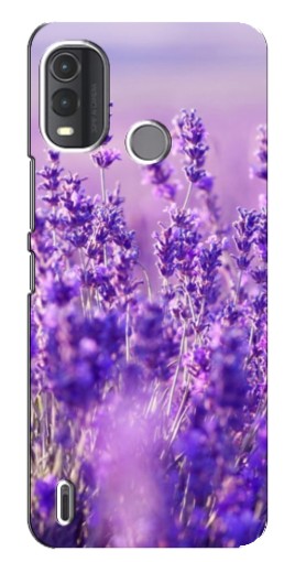 Чехол с печатью "Яркая лаванда" для Nokia G11 Plus