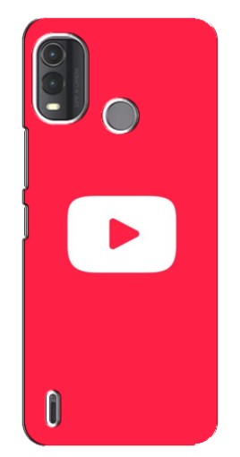 Чехол с картинкой "YouTube Кнопка" для Nokia G11 Plus