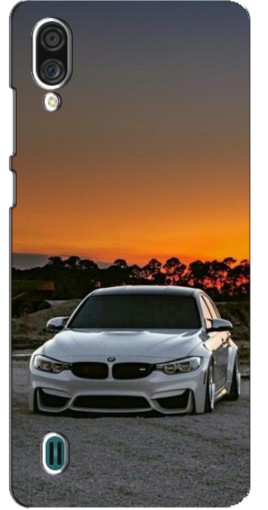 Силиконовый чехол с изображением "BMW белая" для ZTE Blade A51 Lite