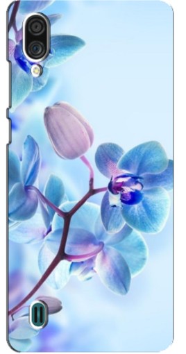 Чехол с печатью "Голубые орхидеи" для ZTE Blade A51 Lite