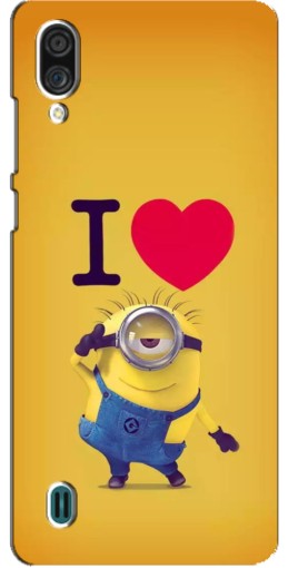 Силиконовый чехол с изображением "I Love Minion" для ZTE Blade A51 Lite