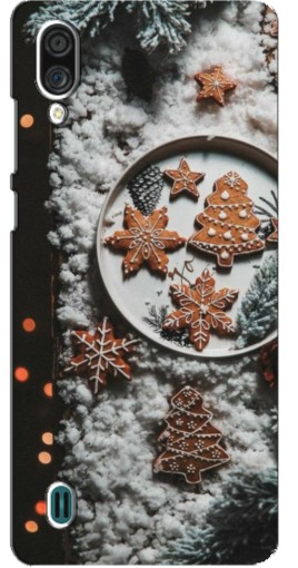 Силиконовый чехол с изображением "Имбирные пряники" для ZTE Blade A51 Lite