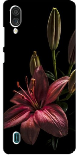 Чехол с печатью "Красная лилия " для ZTE Blade A51 Lite