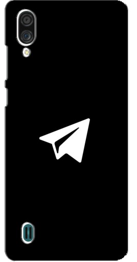 Чехол с картинкой "Лого Телеграм" для ZTE Blade A51 Lite