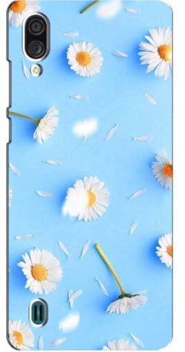 Чехол с принтом "Ромашковый фон" для ZTE Blade A51 Lite