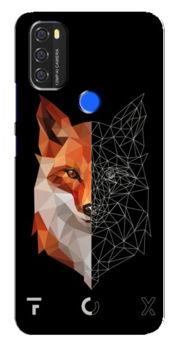 Силиконовый чехол с изображением "Fox" для Blackview A70